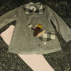 NEW! Mud Pie Toddler Girl Outfit